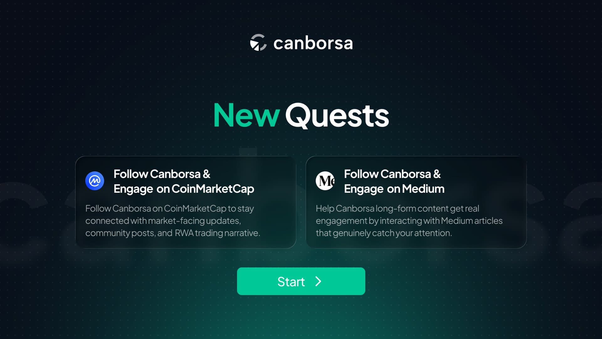 Canborsa DEX campaign quest graphic