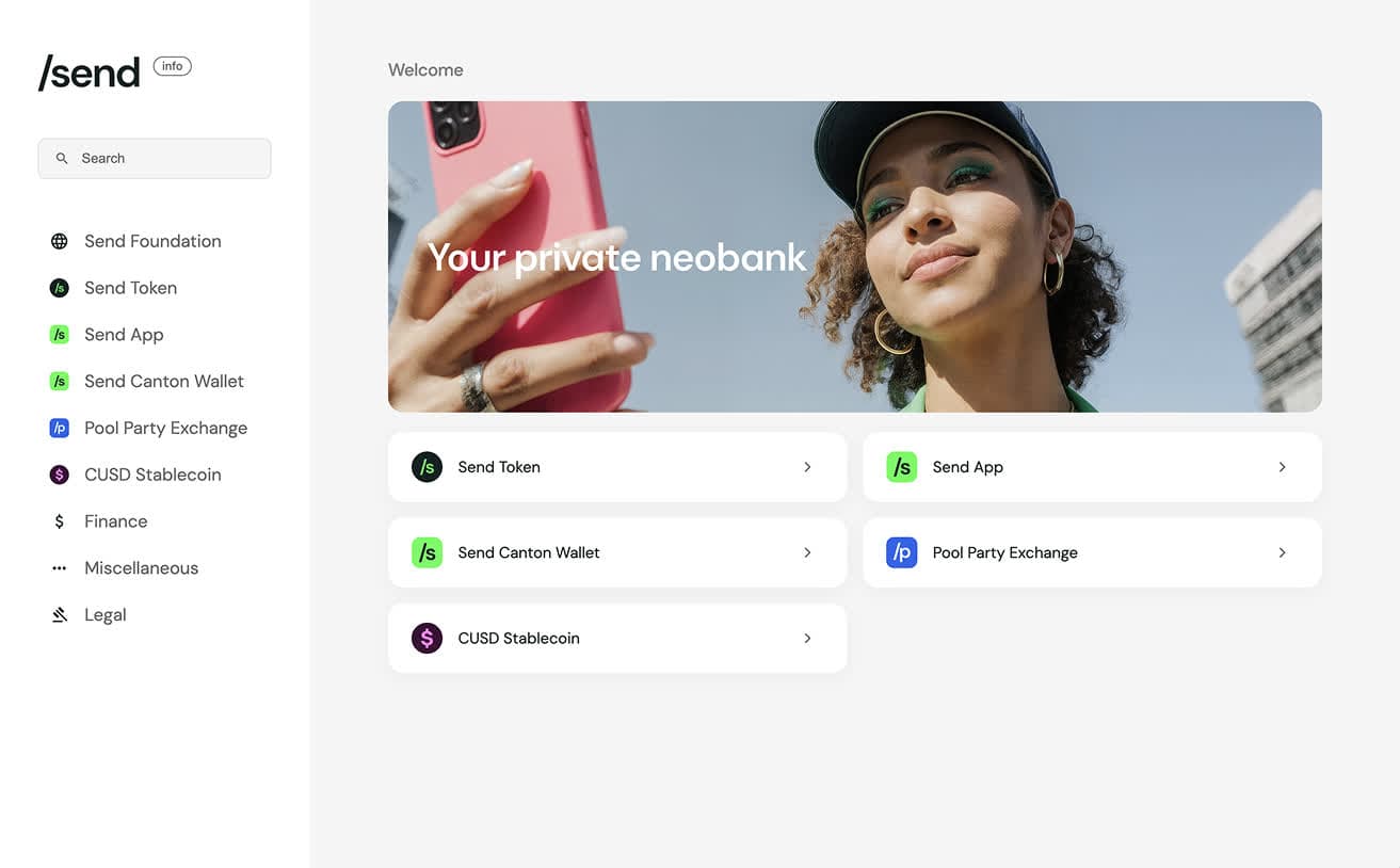 Send product and documentation hub graphic