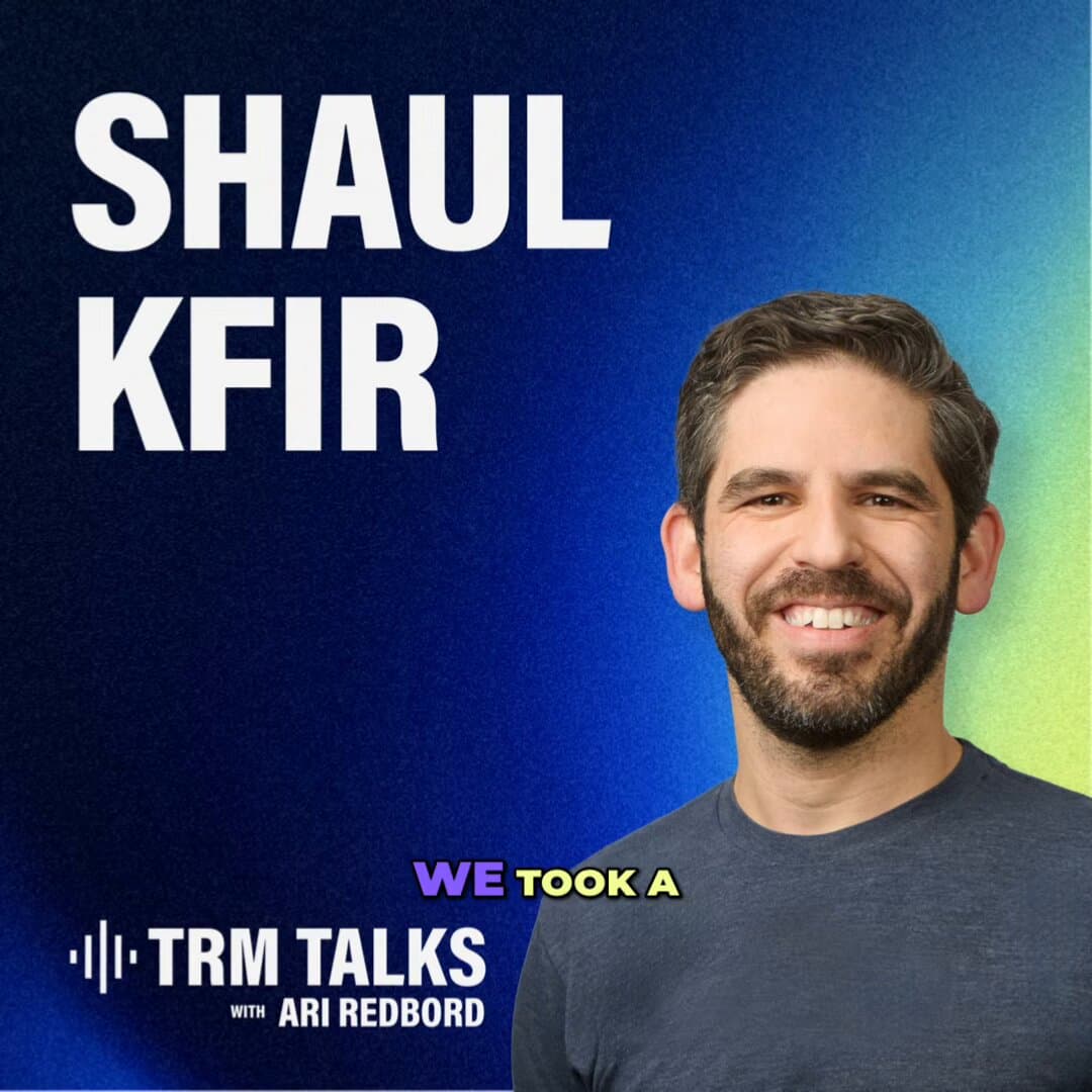 Shaul Kfir speaking on TRM Talks