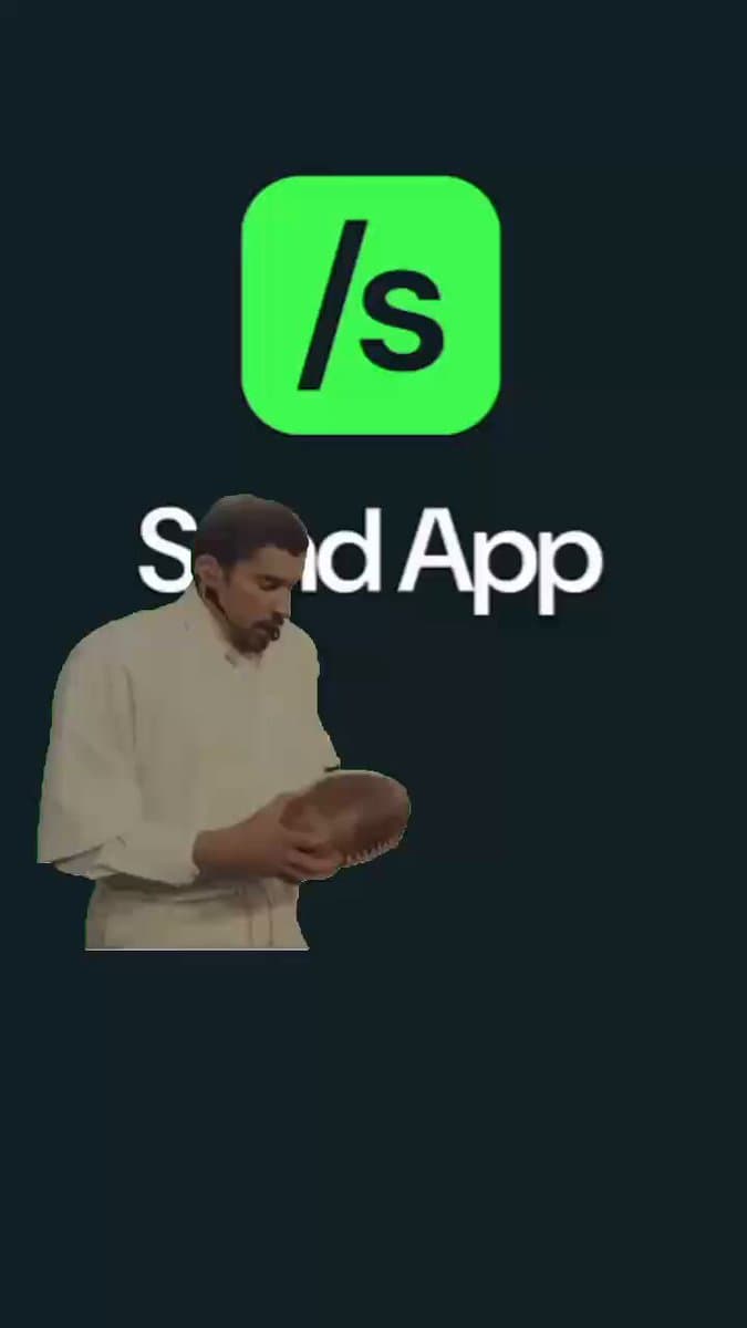 Send app availability video thumbnail