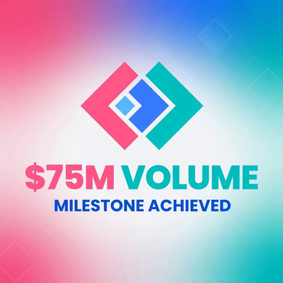 Cantex total trade volume milestone graphic