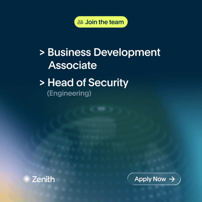 Zenith hiring graphic
