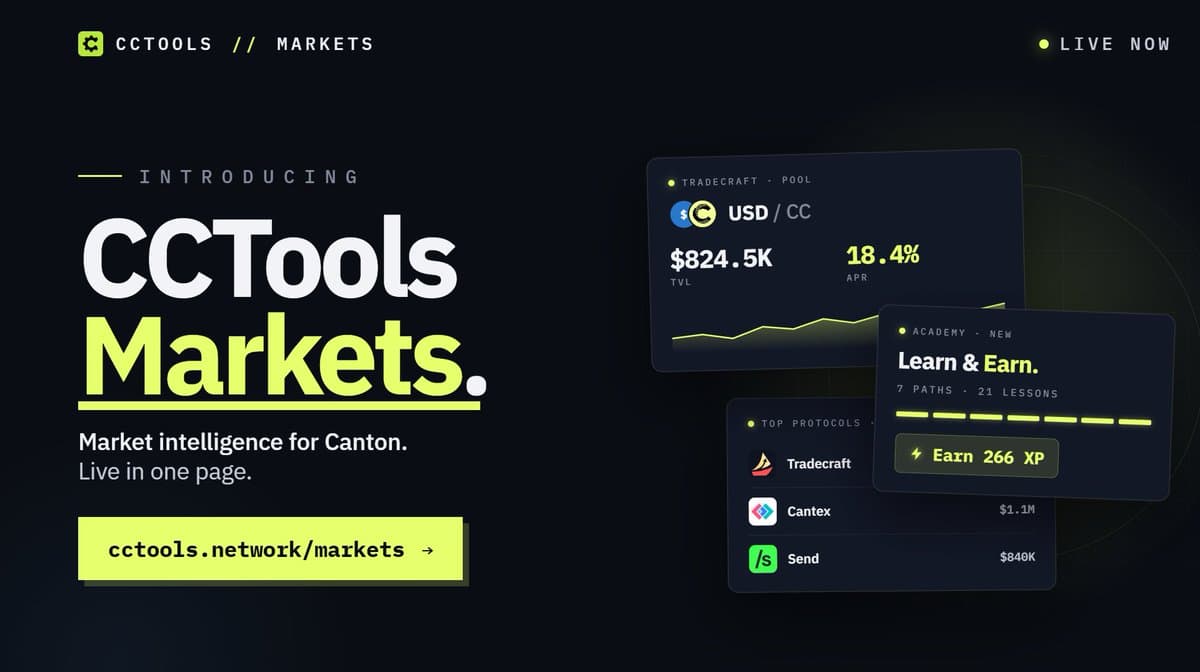 CC Tools Markets page graphic