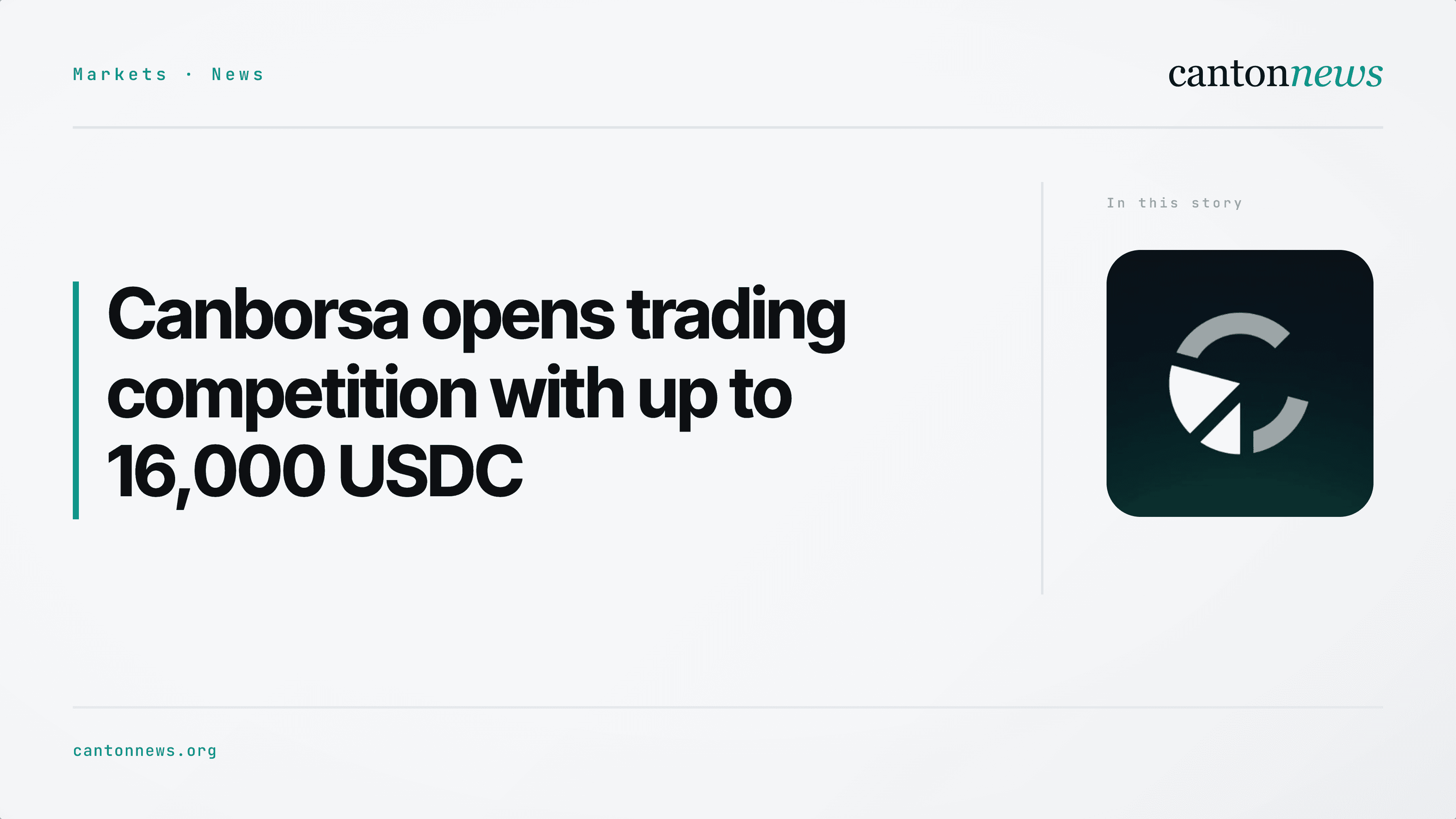 Canborsa opens Trading Arena with rewards of up to 16,000 USDC