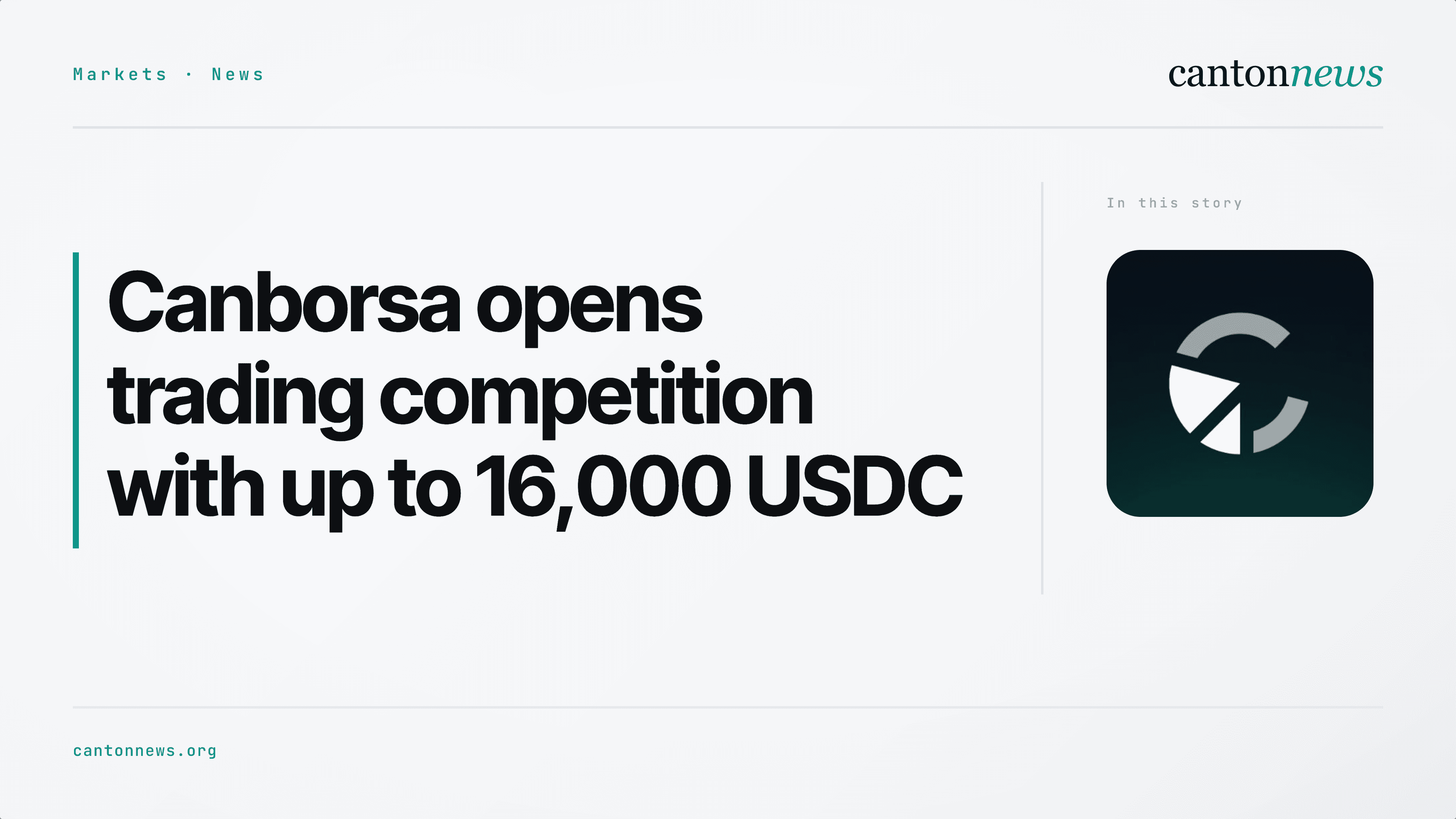 Canborsa opens Trading Arena with rewards of up to 16,000 USDC