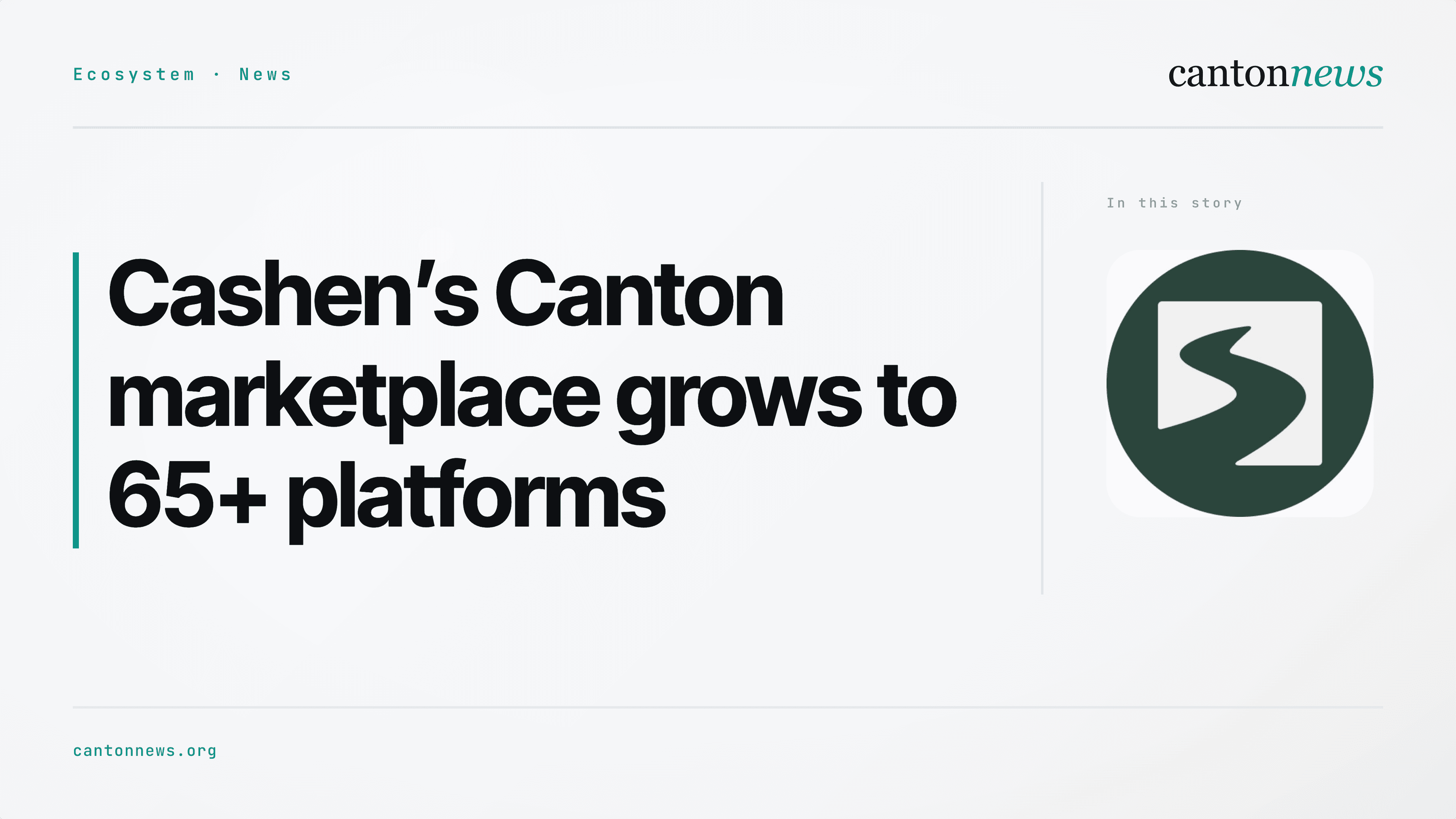 Cashen’s Canton Marketplace Grows to 65+ Platforms
