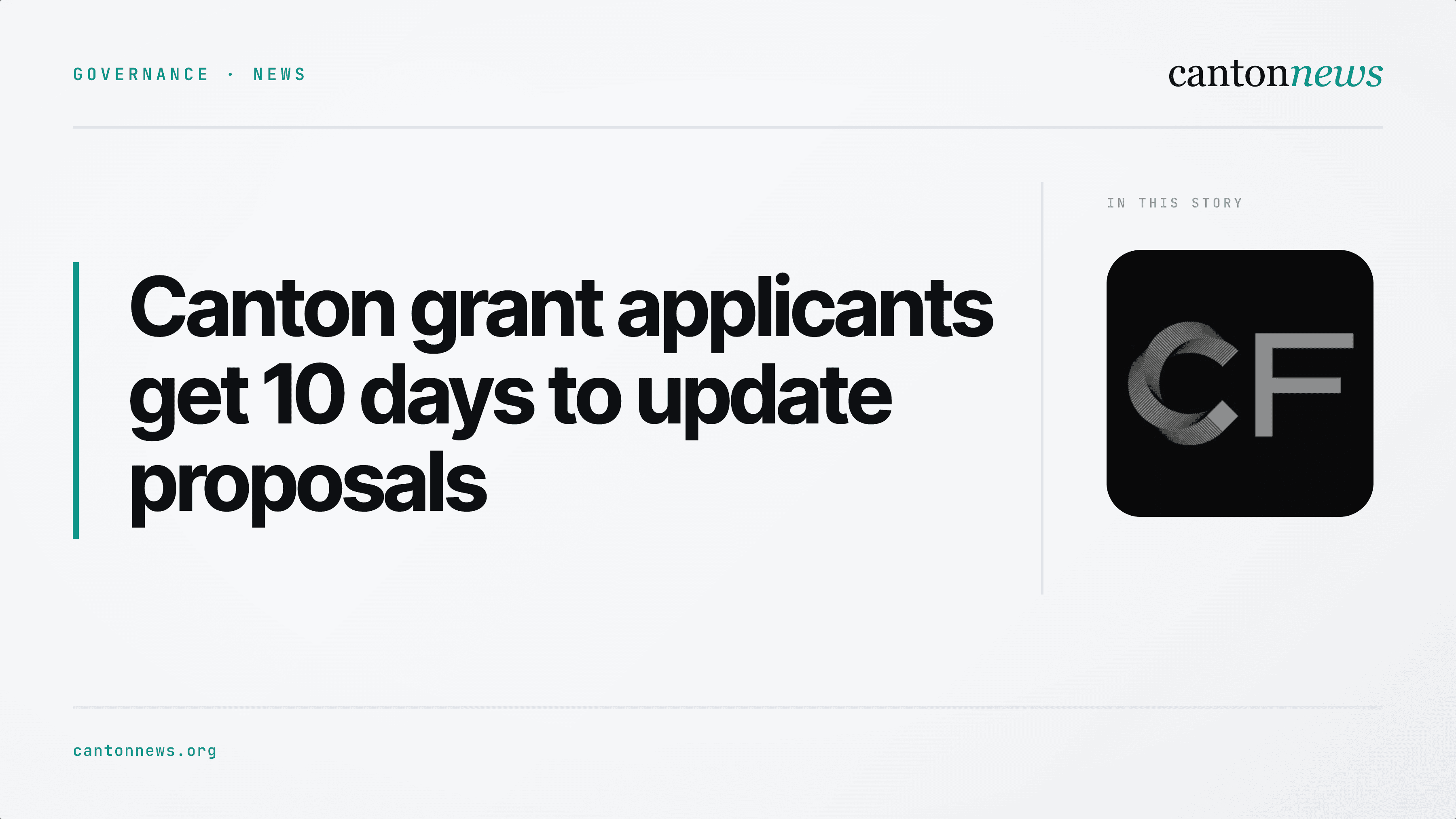 Canton Foundation sets 10-day update window for grant applicants