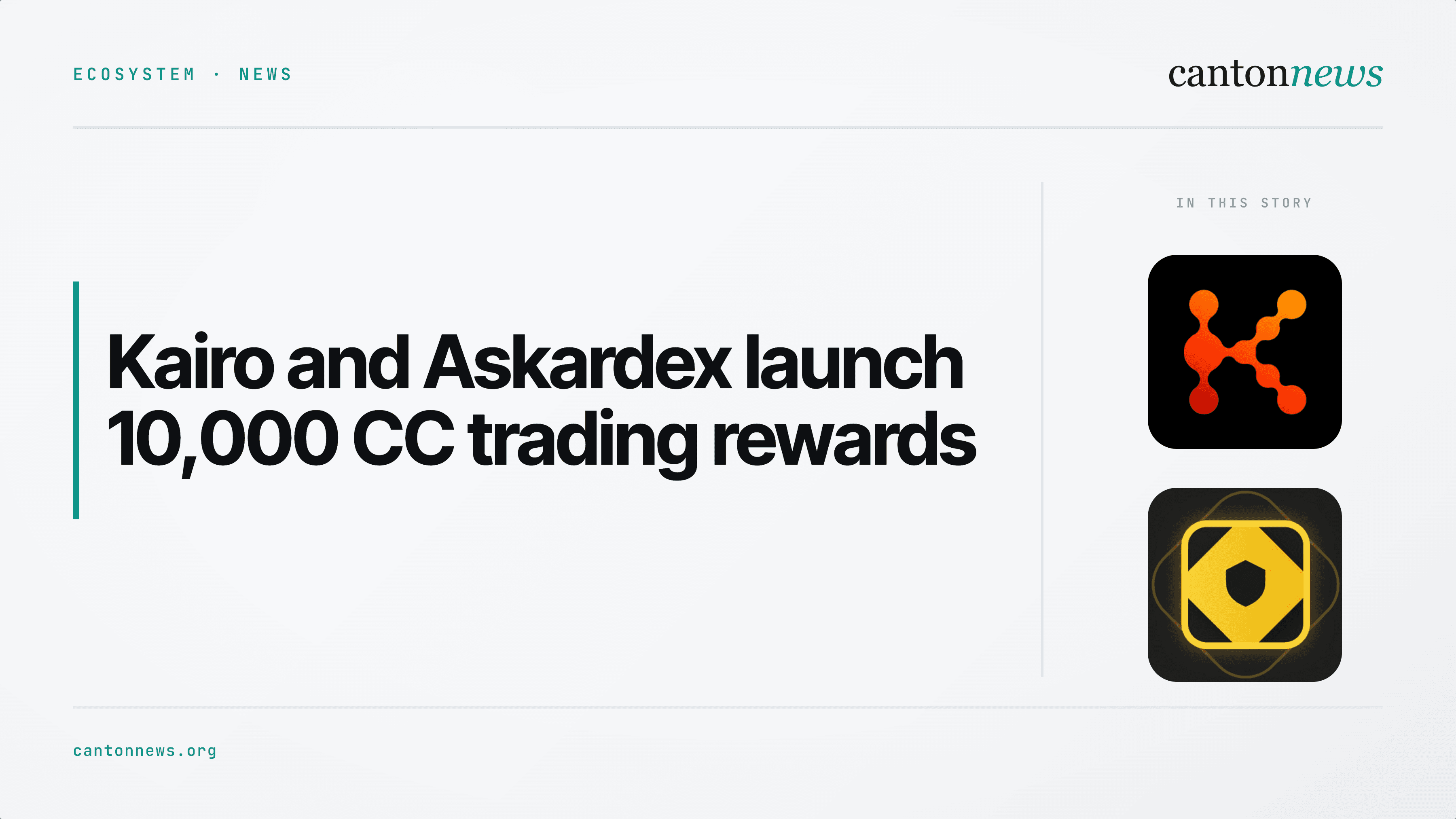 Kairo and Askardex launch a 10,000 CC trading campaign