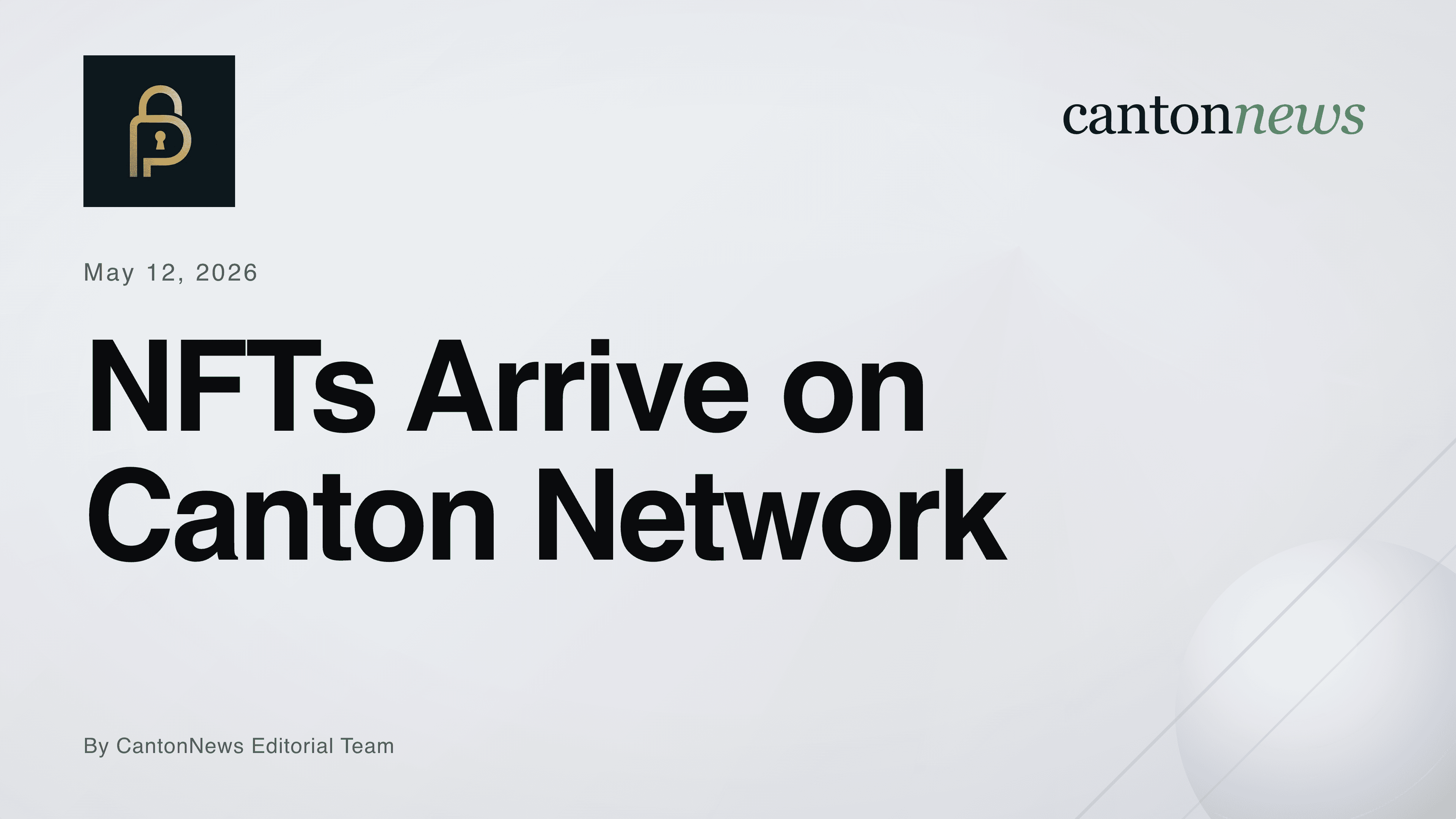 Privket Launches Canton Network's First NFT Collection