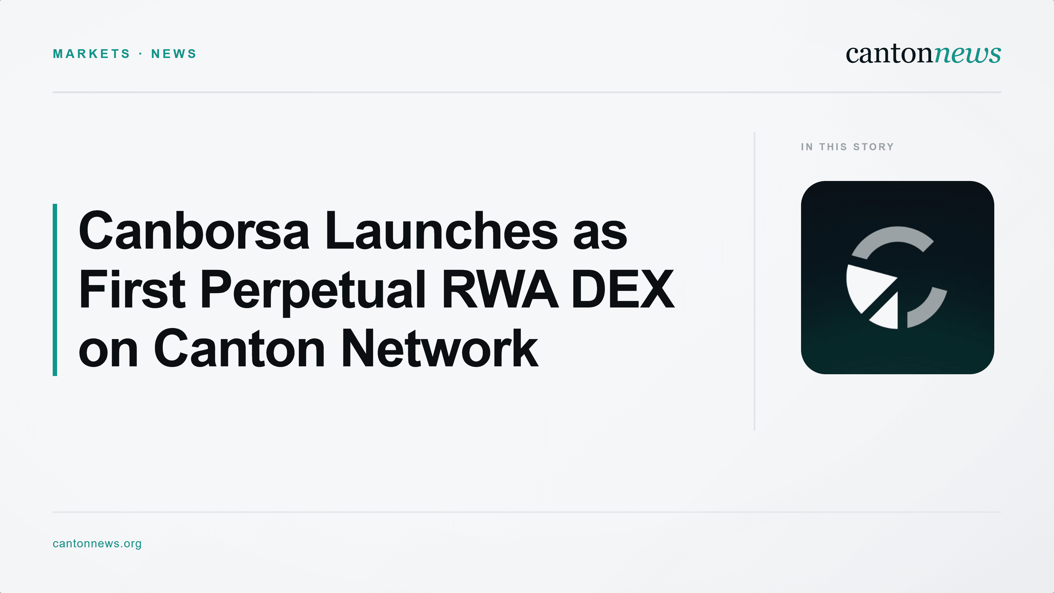 Canborsa Launches Beta as First Perpetual RWA DEX on Canton Network