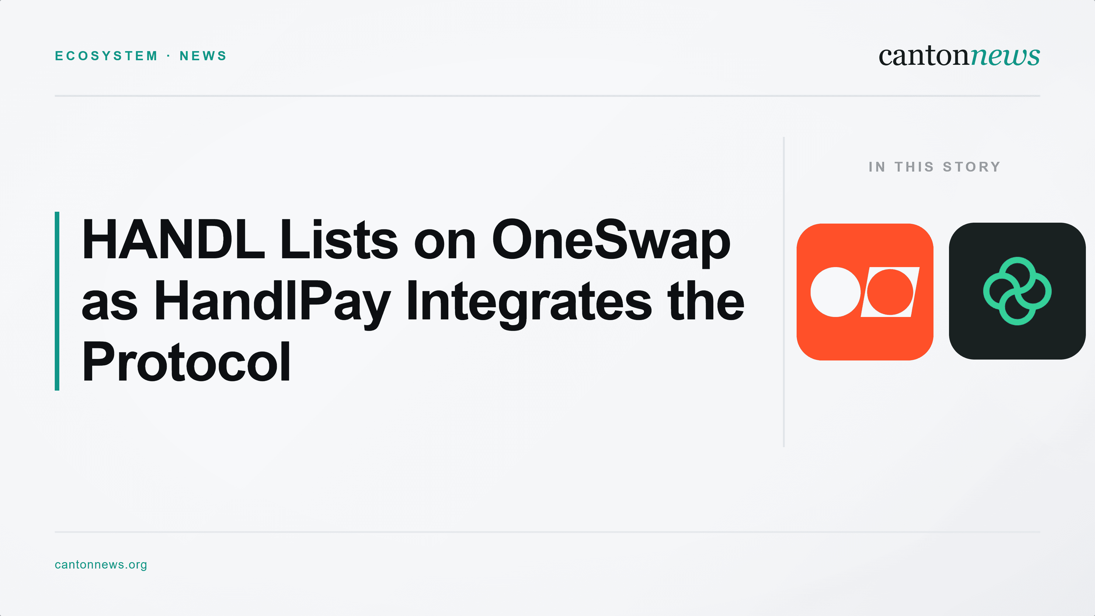 HANDL Lists on OneSwap as HandlPay Becomes First Payments App to Integrate the SDK