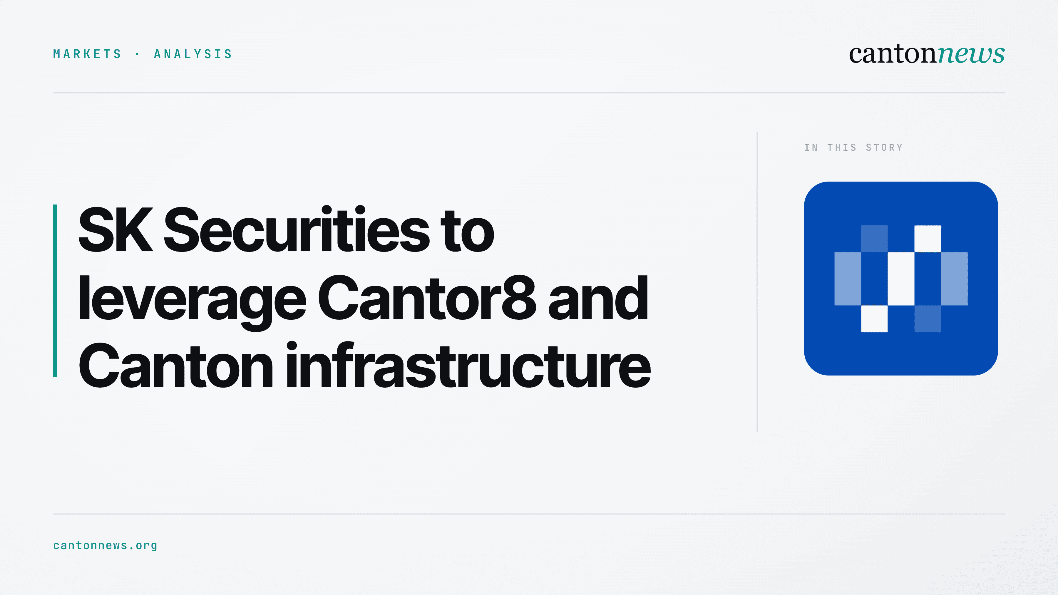 SK Securities to Leverage Cantor8 and Canton Through Edena MOU