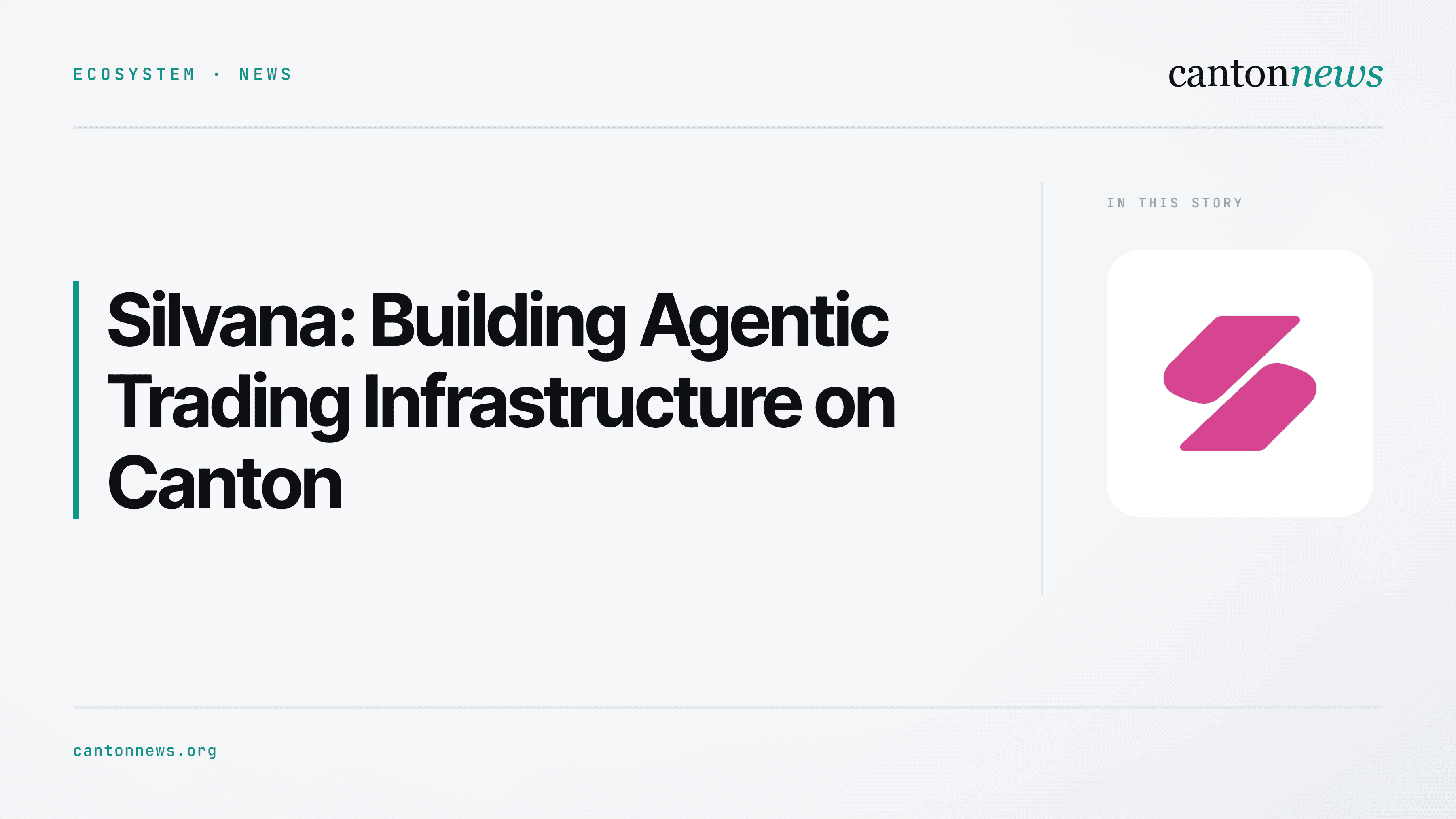 Agentic Trading Infrastructure on Canton Network