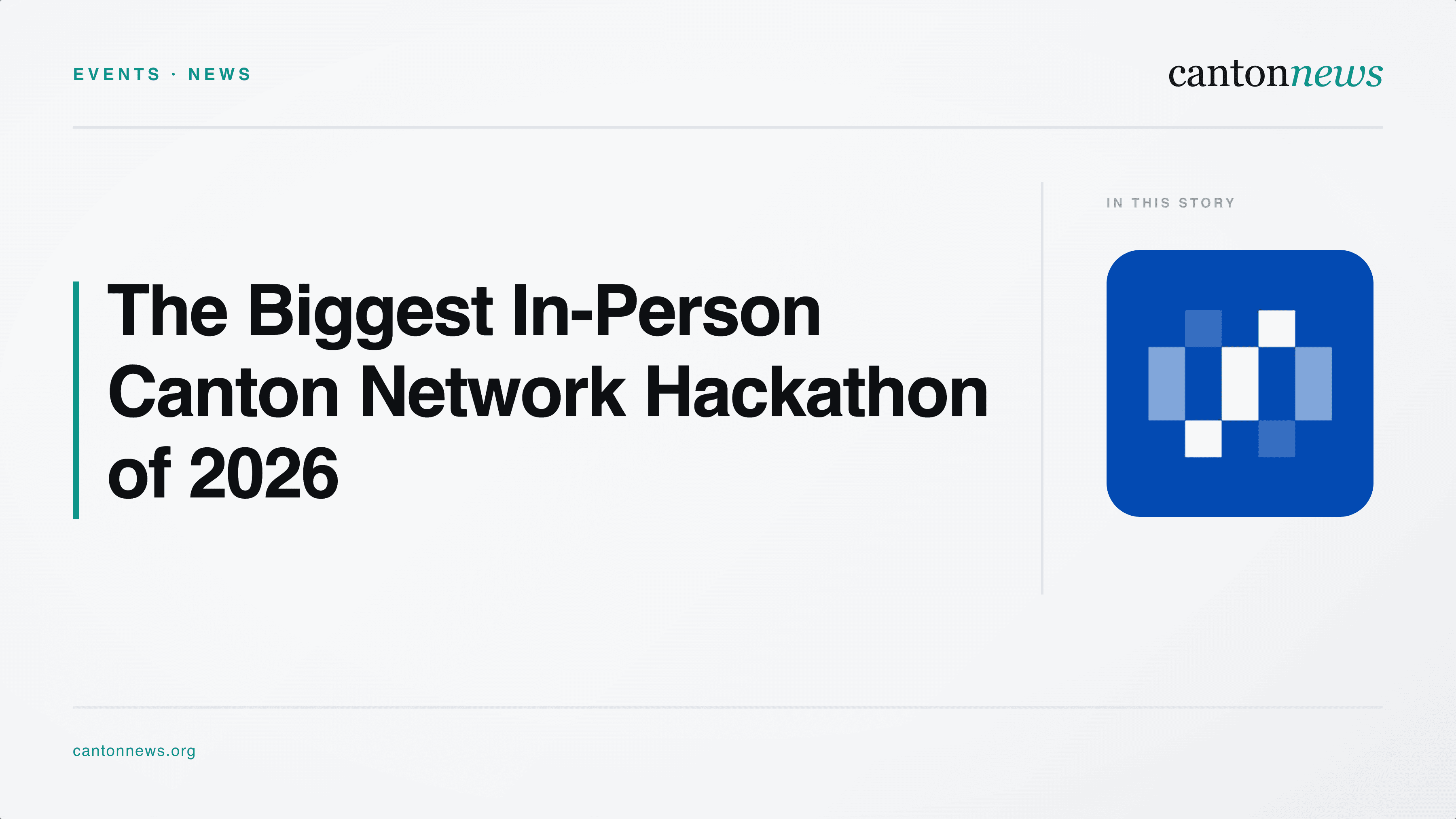 The Biggest In-Person Canton Network Hackathon of 2026 Comes to London