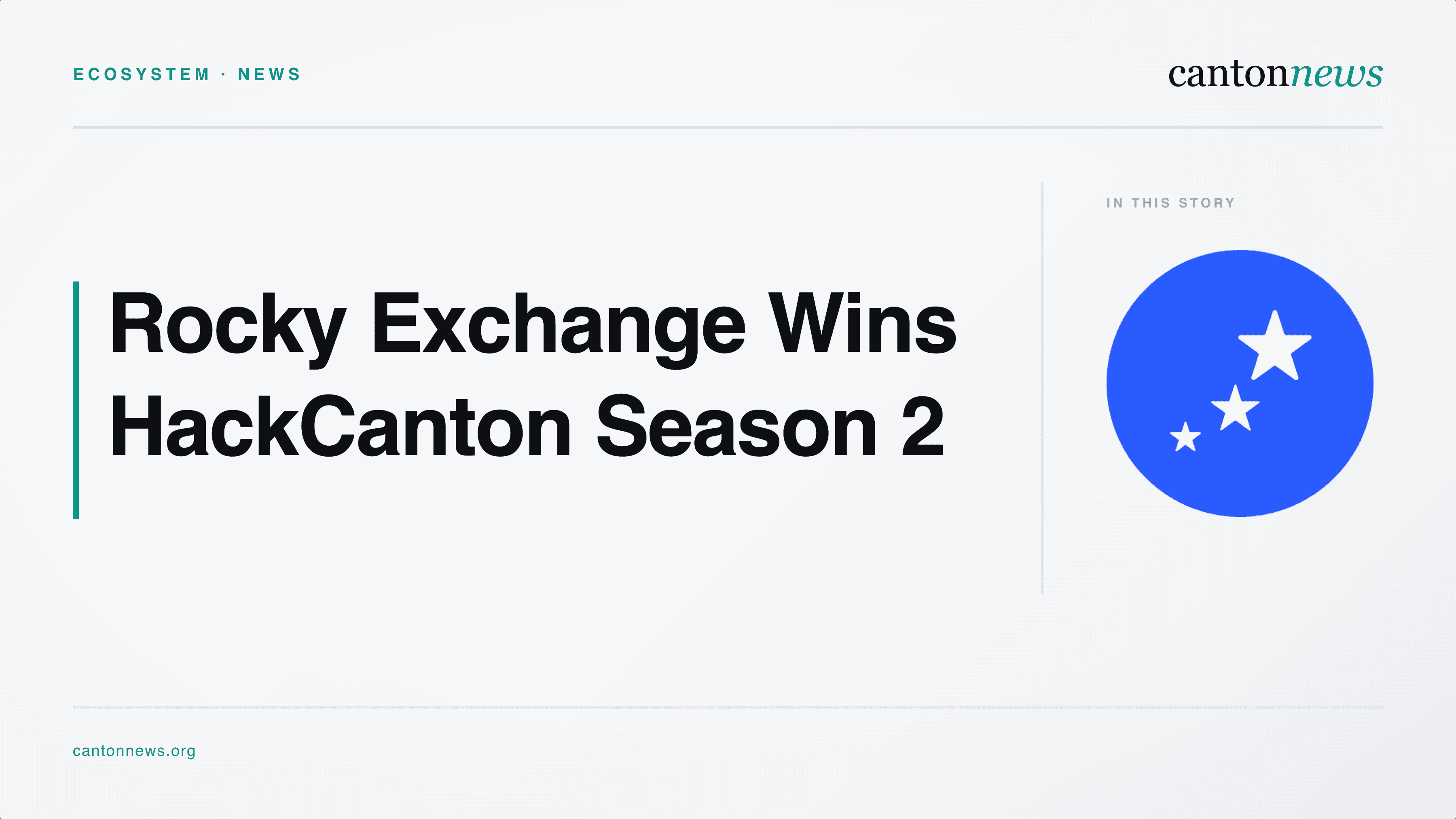 Rocky Exchange Wins HackCanton Season 2 as Umbra and Tirai Complete the Podium