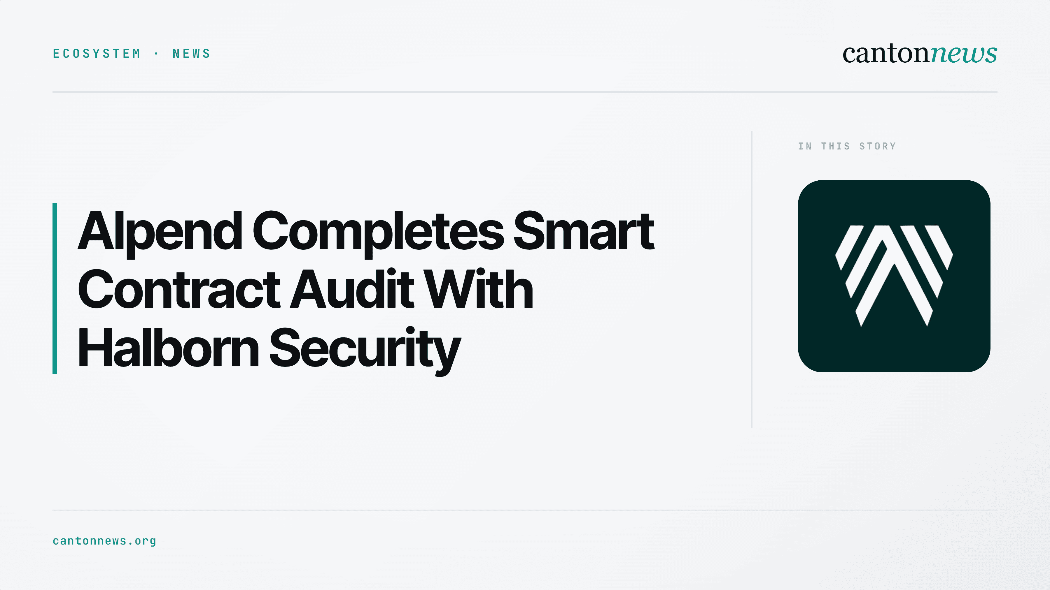Alpend Completes Smart Contract Audit With Halborn Security
