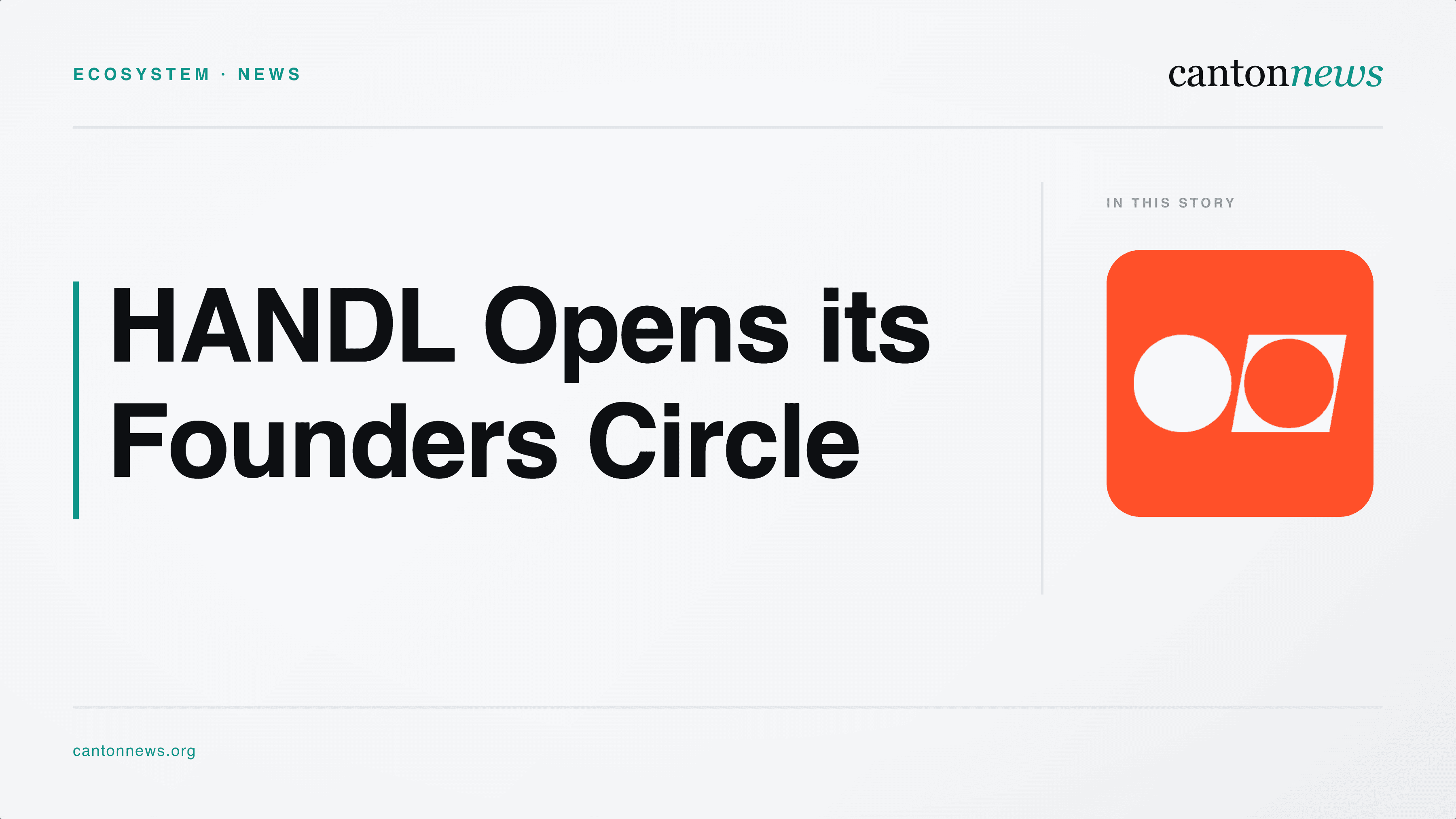 HANDL Opens Founders Circle While Work on 2.0 Continues