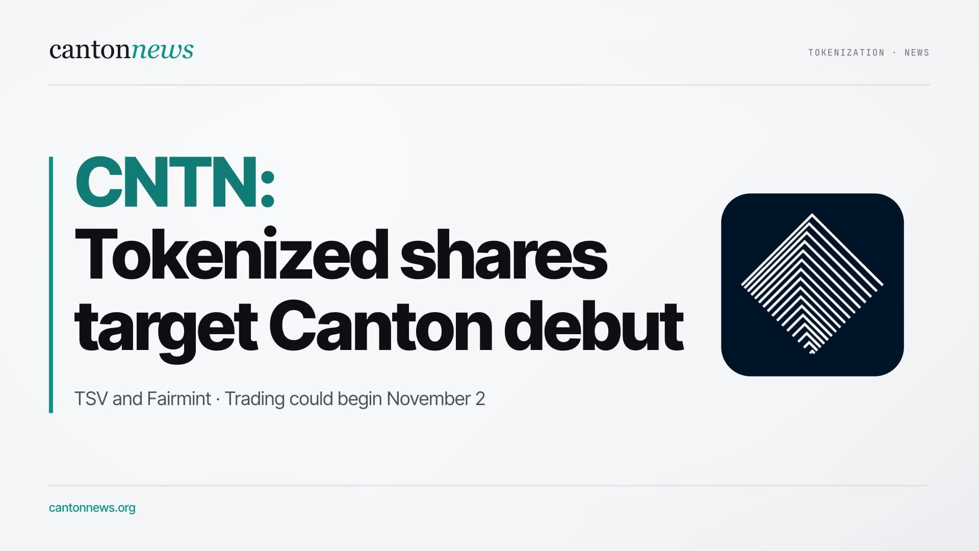 Canton Strategic plans tokenized share trading on Canton under SEC exemption