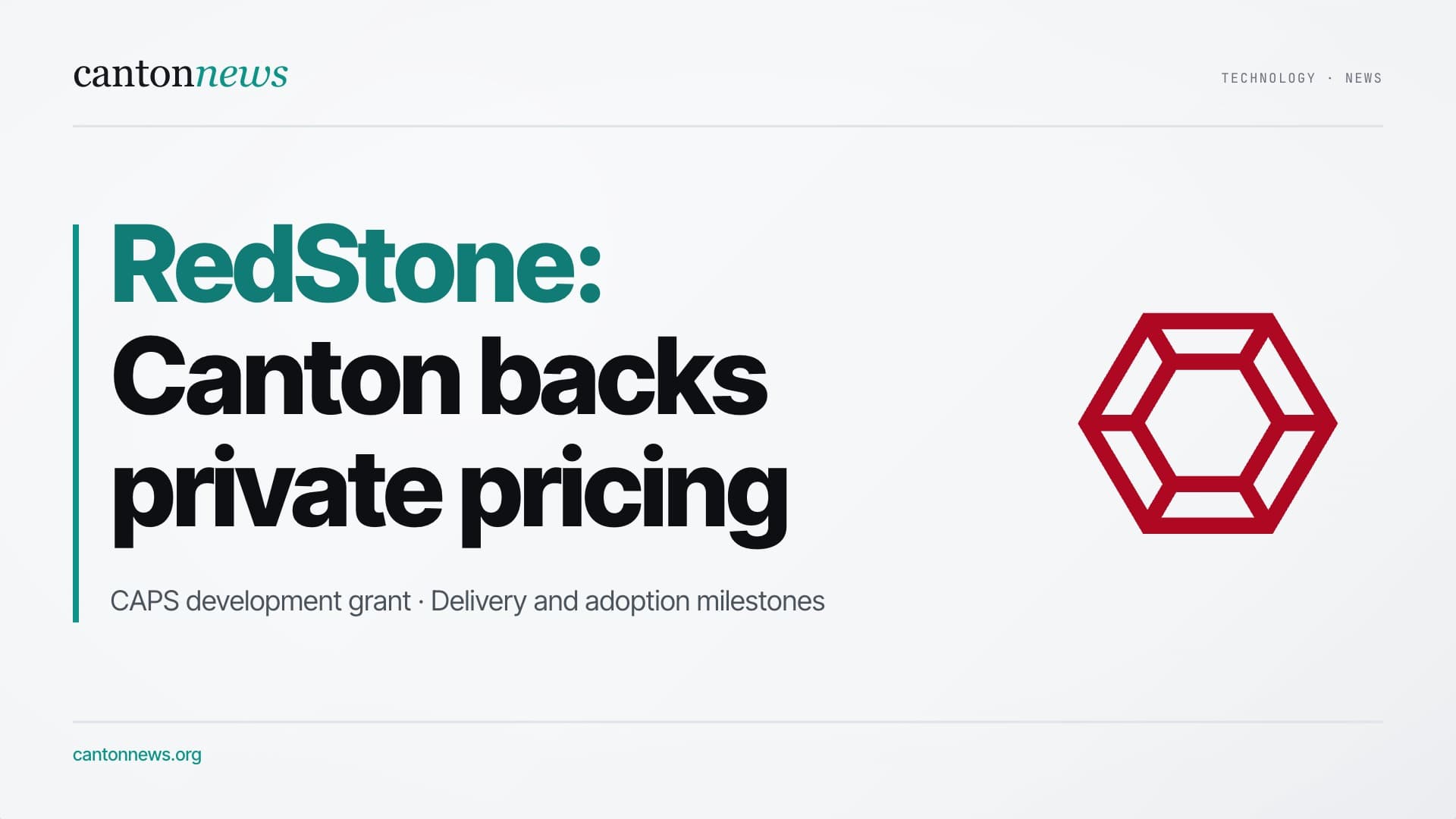 Canton Foundation backs RedStone’s CAPS pricing standard