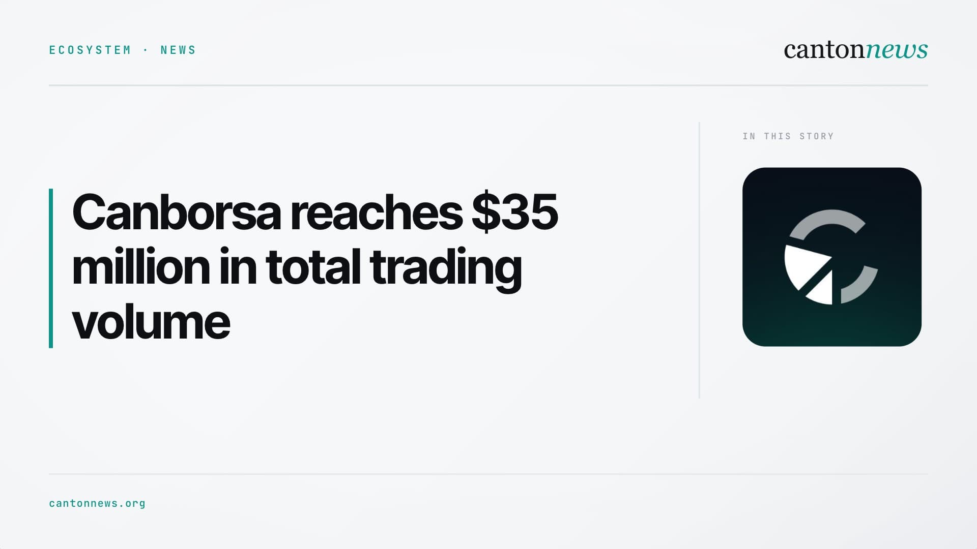Canborsa reaches $35 million in total trading volume