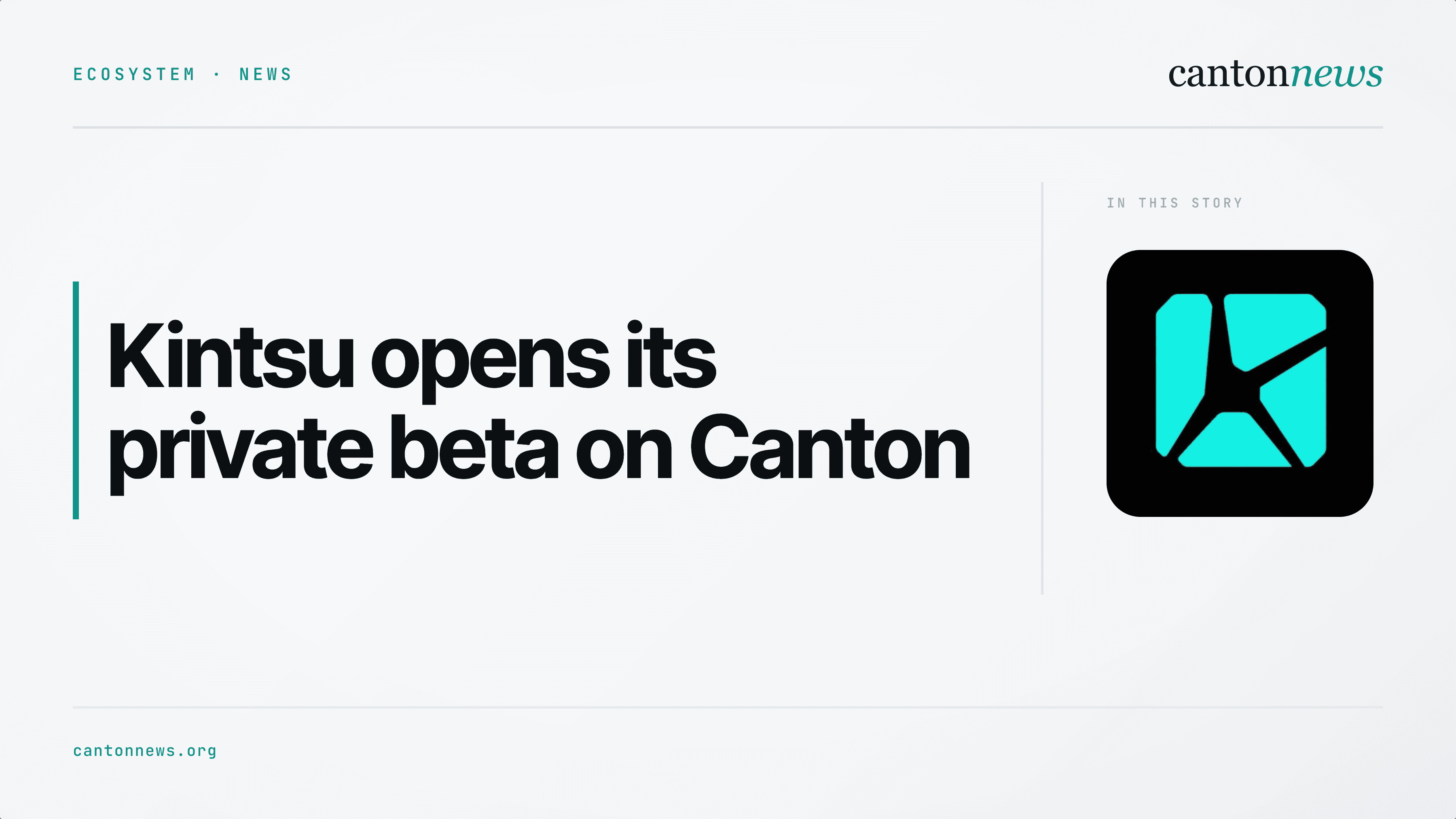 Kintsu opens its private beta on Canton