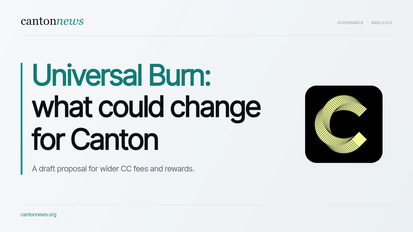 Canton’s Universal Burn proposal: the benefits, costs and open questions