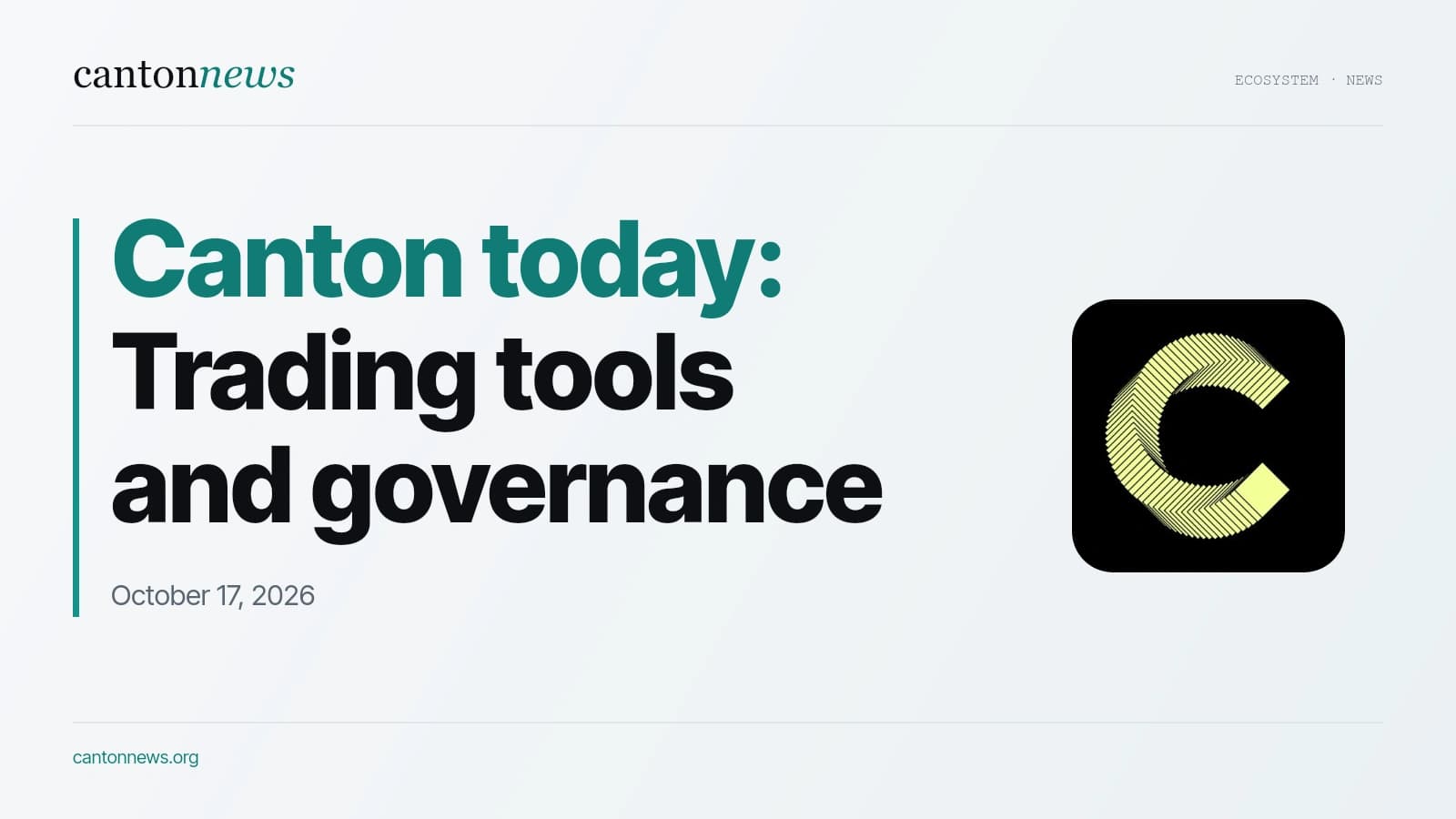 Canton today: Canborsa’s AI update, a governance vote and a November watchlist
