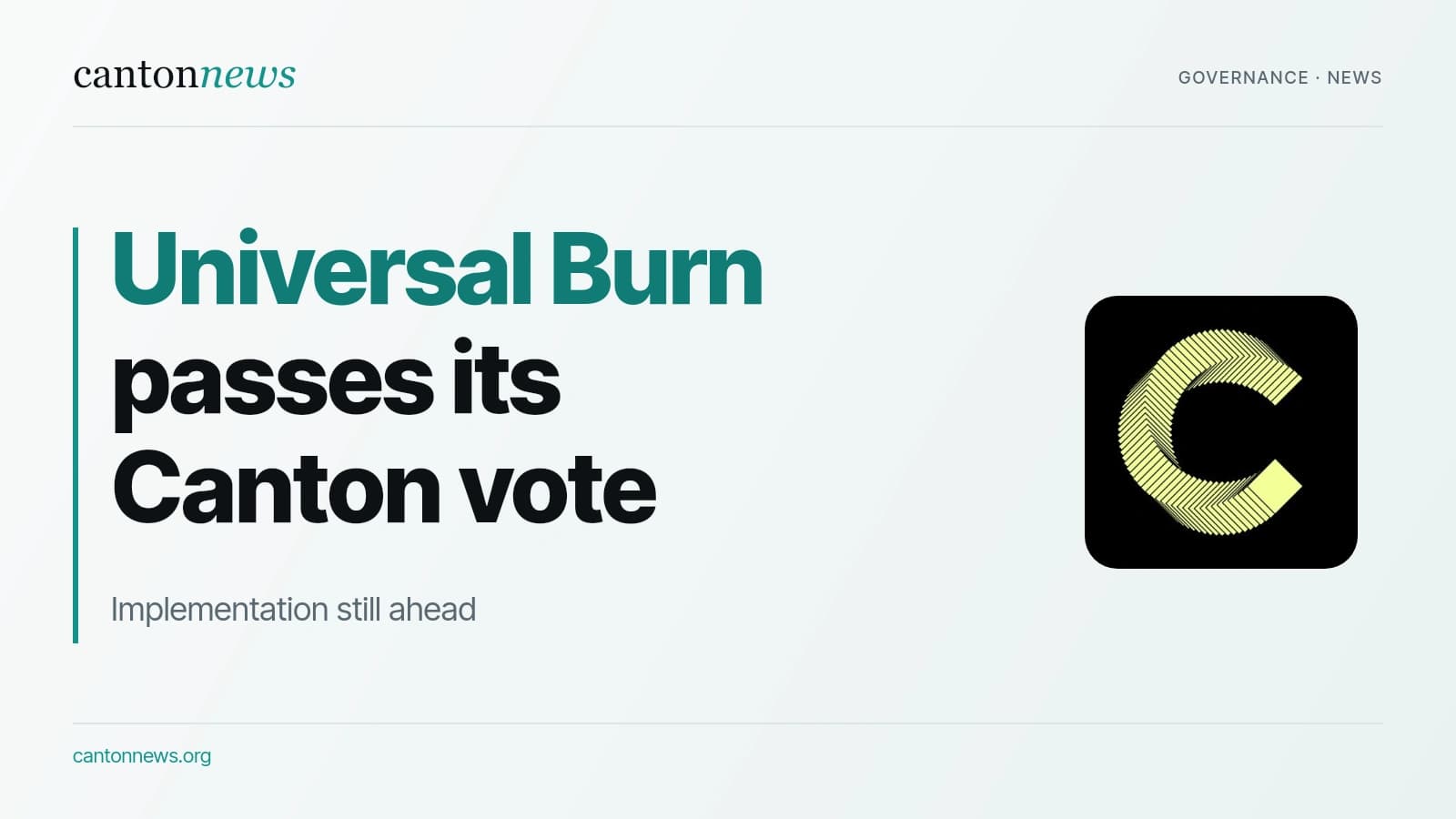 Canton’s Universal Burn vote passes, with implementation still ahead