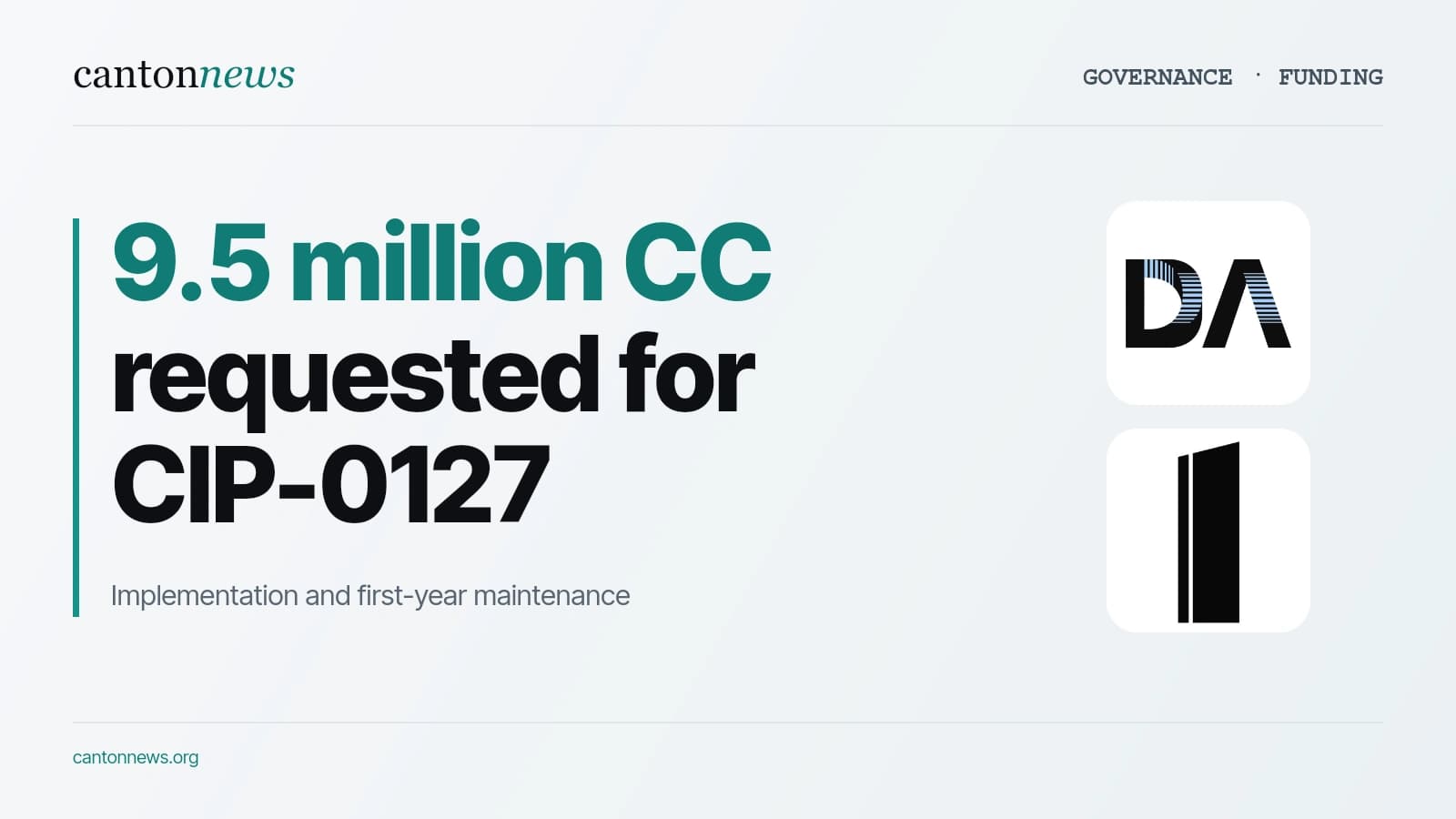 Digital Asset and Obsidian seek 9.5 million CC for CIP-0127 implementation