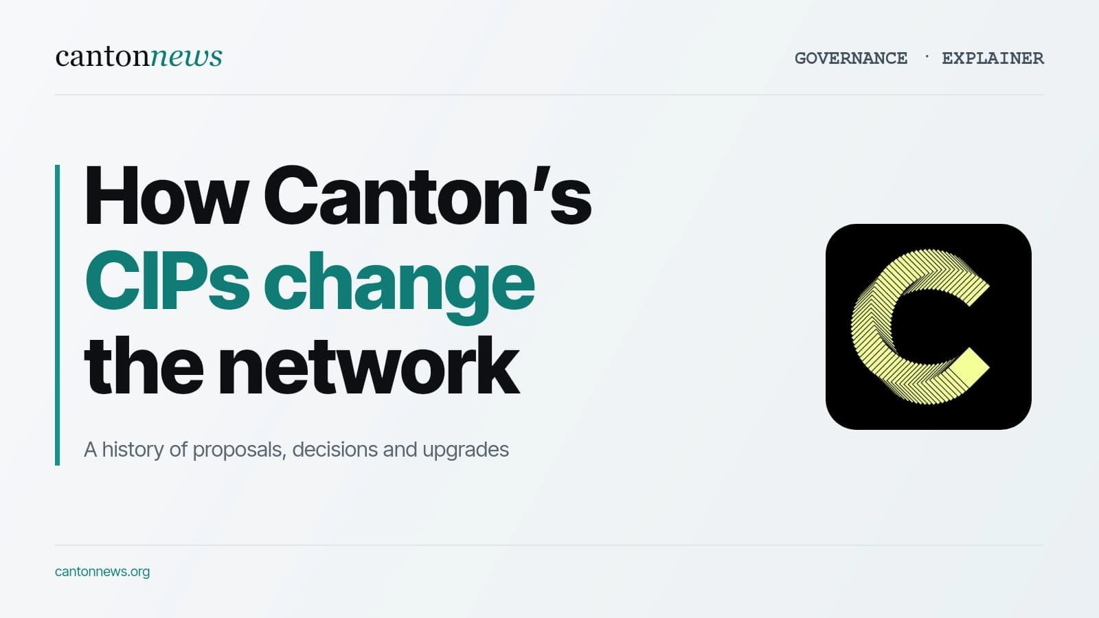 Canton’s CIPs explained: the upgrades that keep the network evolving