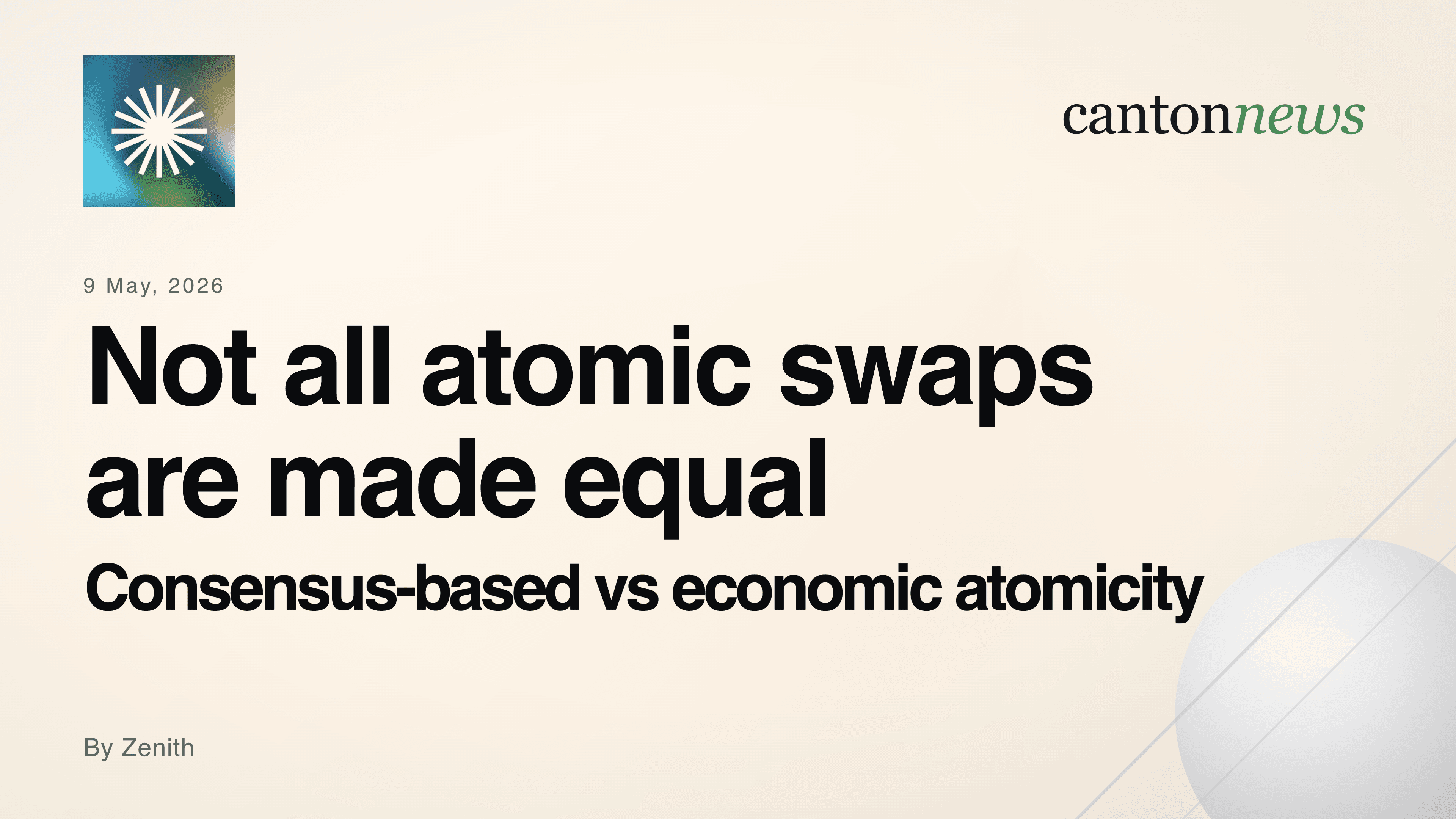 Not all atomic swaps are created equal