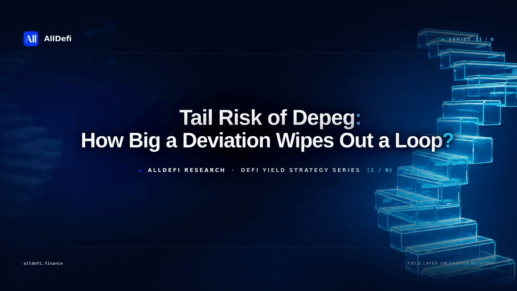 AllDefi Research | Tail Risk of Depeg: How Big a Deviation Wipes Out a Loop?