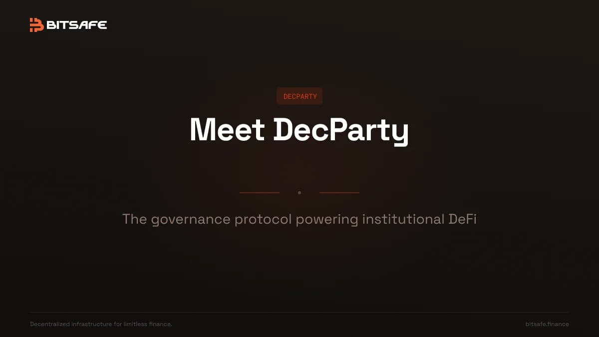Meet DecParty: Decentralization Tooling for Canton